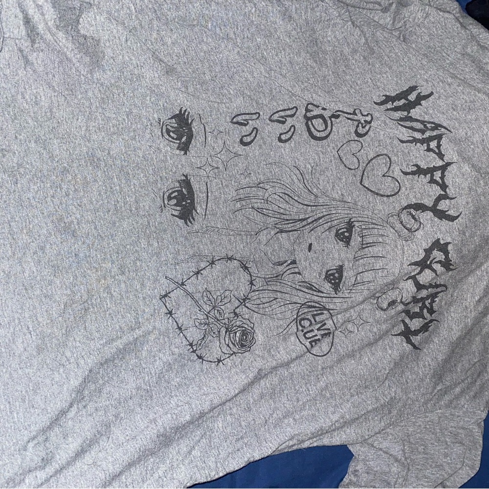 Gray Graphic Kids Shirt